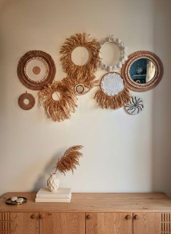 Raffia Wallhanging