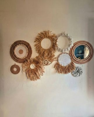 Raffia Wallhanging