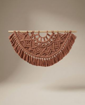 Semi Circle Macrame Wallhanging