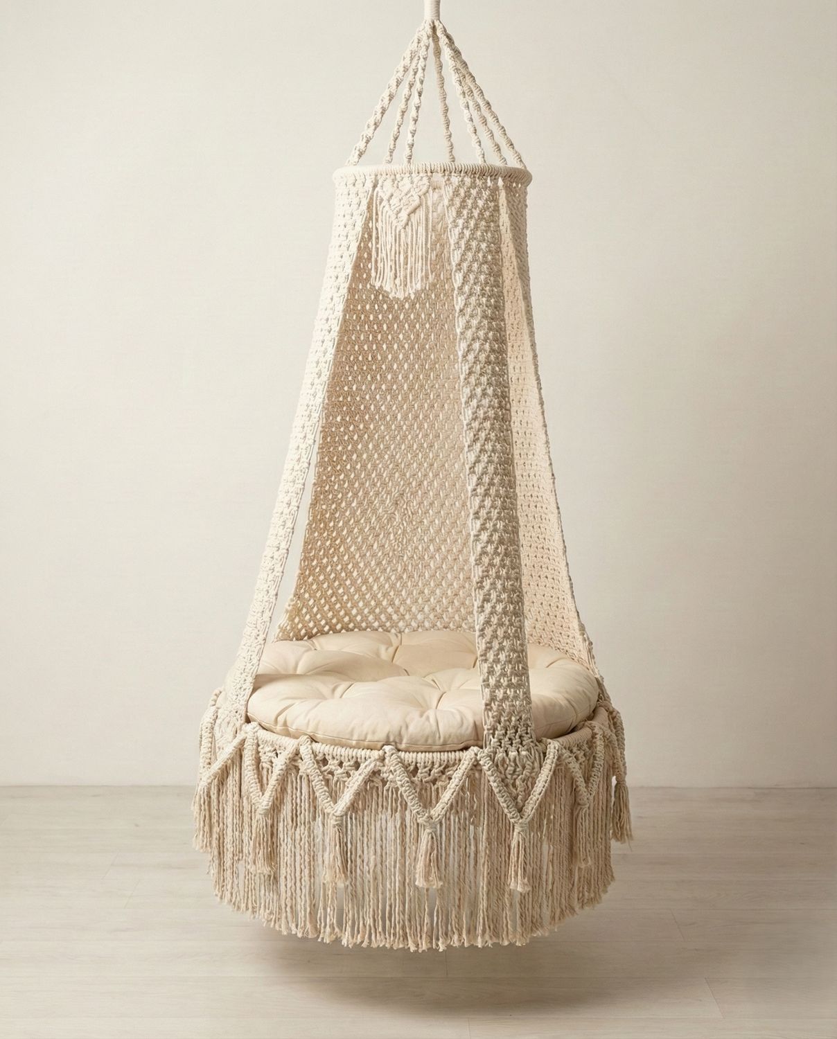 Beautiful Handmade Macrame Balcony Giant Swing