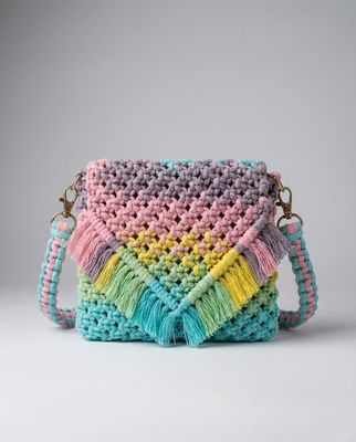 Handmade Macrame Mobile Sling bag