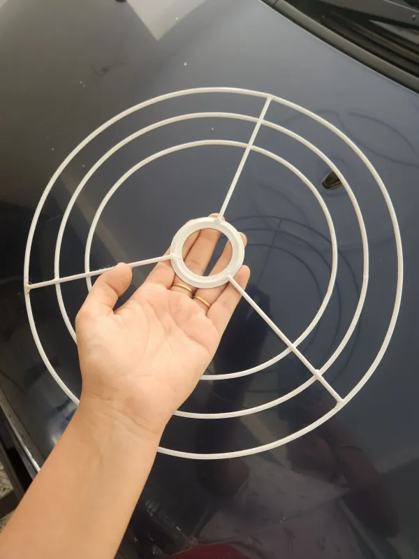 Triple layer Chandelier Ring/ lamp frame