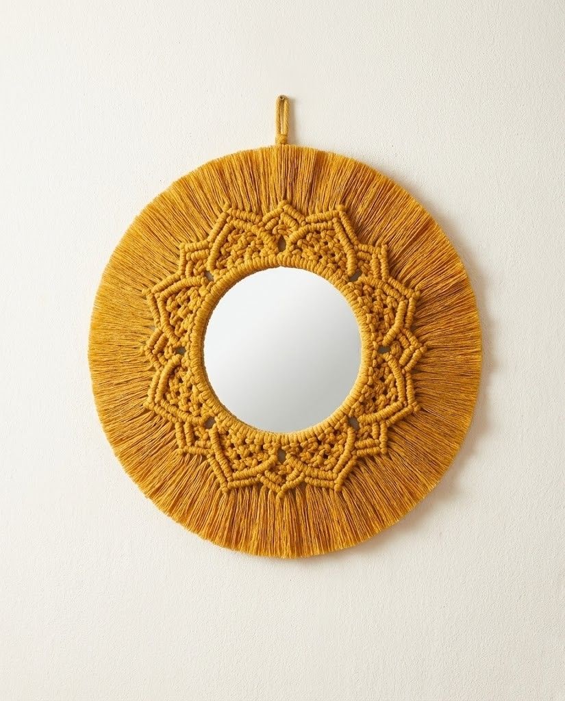 Premium Macrame Hanging Wall Mirror