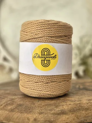 2mm Biscuit Twisted Macrame Cord