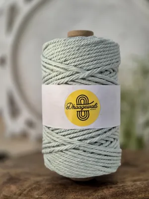 4mm Soft Cyan Twisted