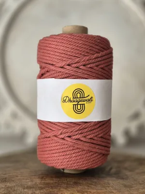 4mm Brick Red Twisted