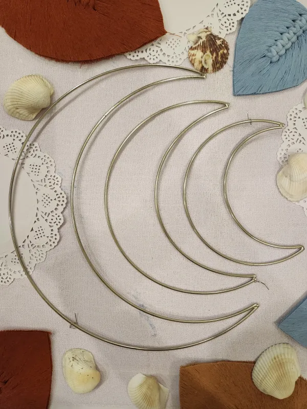 Metal Moon Dreamcatcher Rings