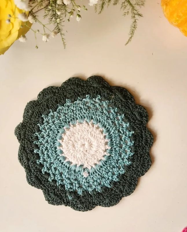 Luxury Crochet flower doily