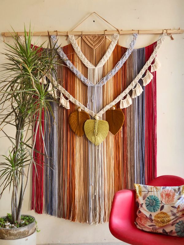 Macrame Rain Wallhanging