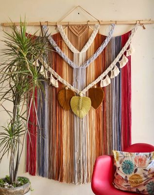 Macrame Rain Wallhanging