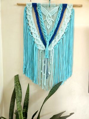 Handmade Bohemian Bluo Wallhanging