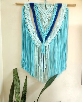Handmade Bohemian Bluo Wallhanging