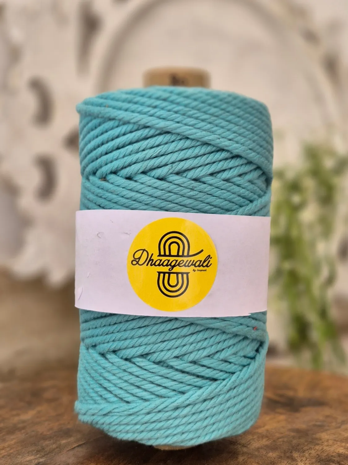 3mm Seige Blue Twisted