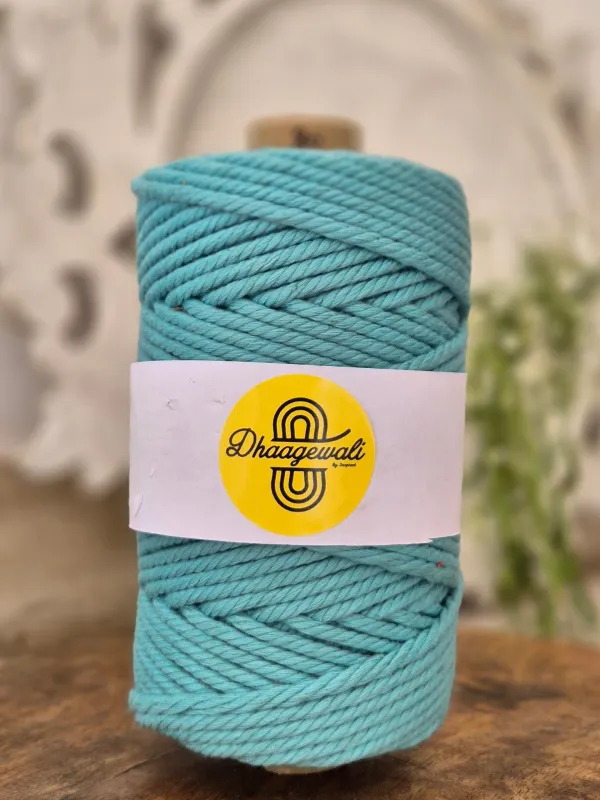3mm Seige Blue Twisted