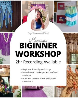 Beginner Macrame Workshop Recording