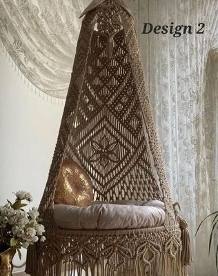 Beautiful Handmade Giant Macrame Swing