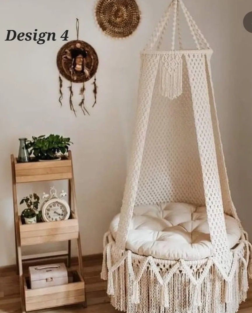 Beautiful Handmade Macrame Balcony Giant Swing
