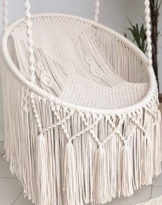 Bohemian Macrame Swing Chair
