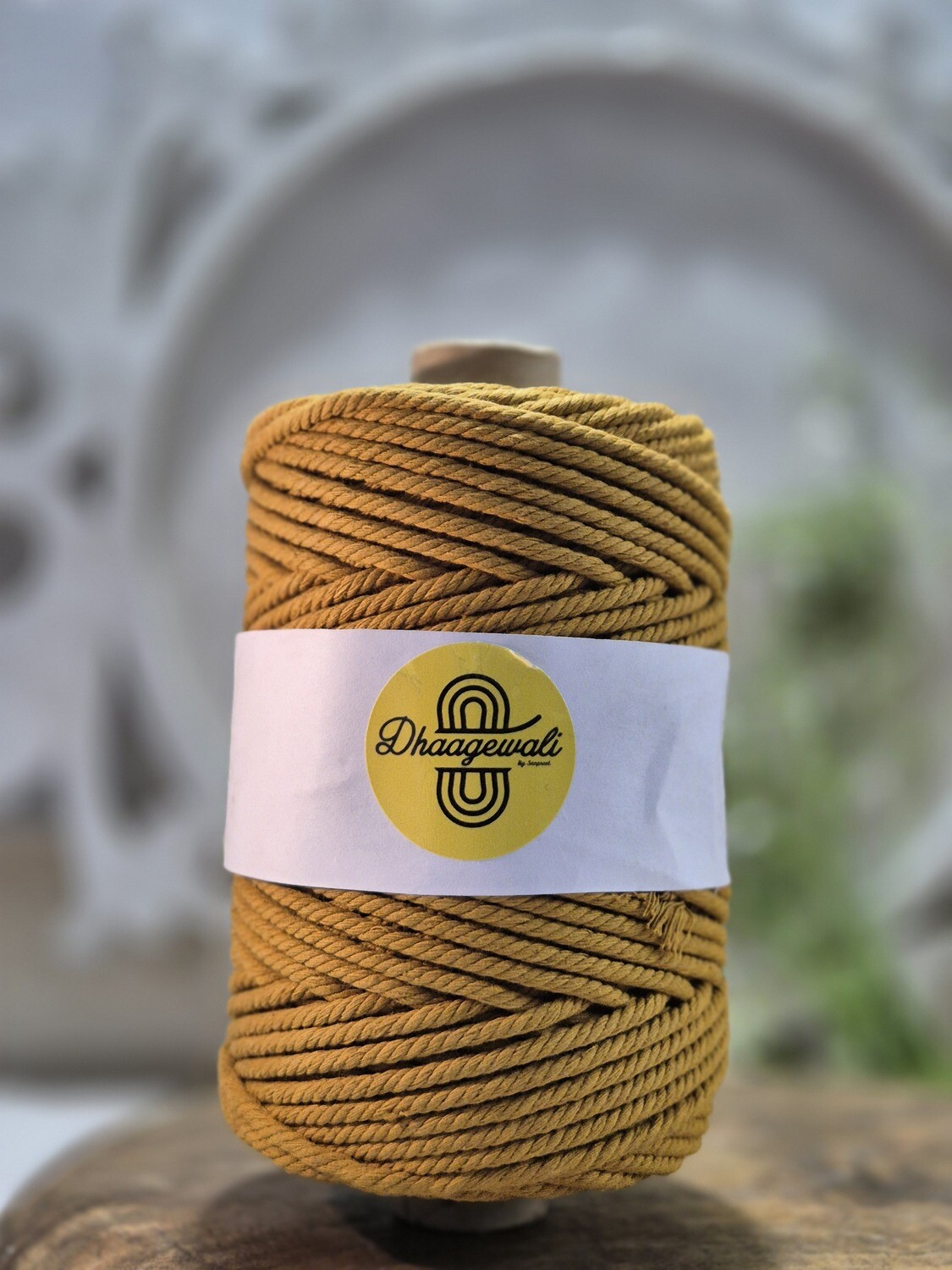 4mm Corn Yellow Twisted