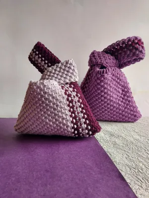 100% Handmade Macrame Boho Potli Bag