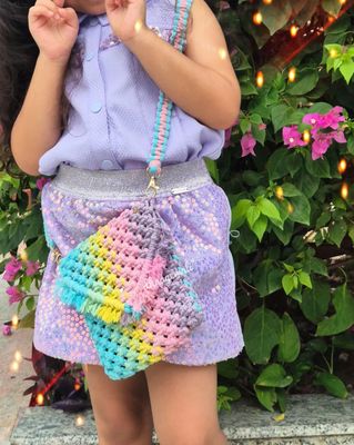 Handmade Macrame Mobile Sling bag