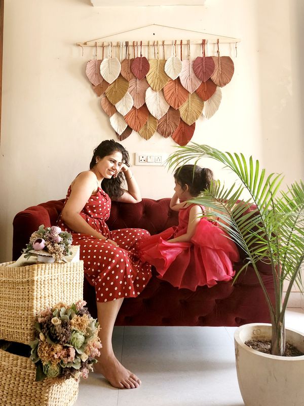 Macrame Leaf WallHanging