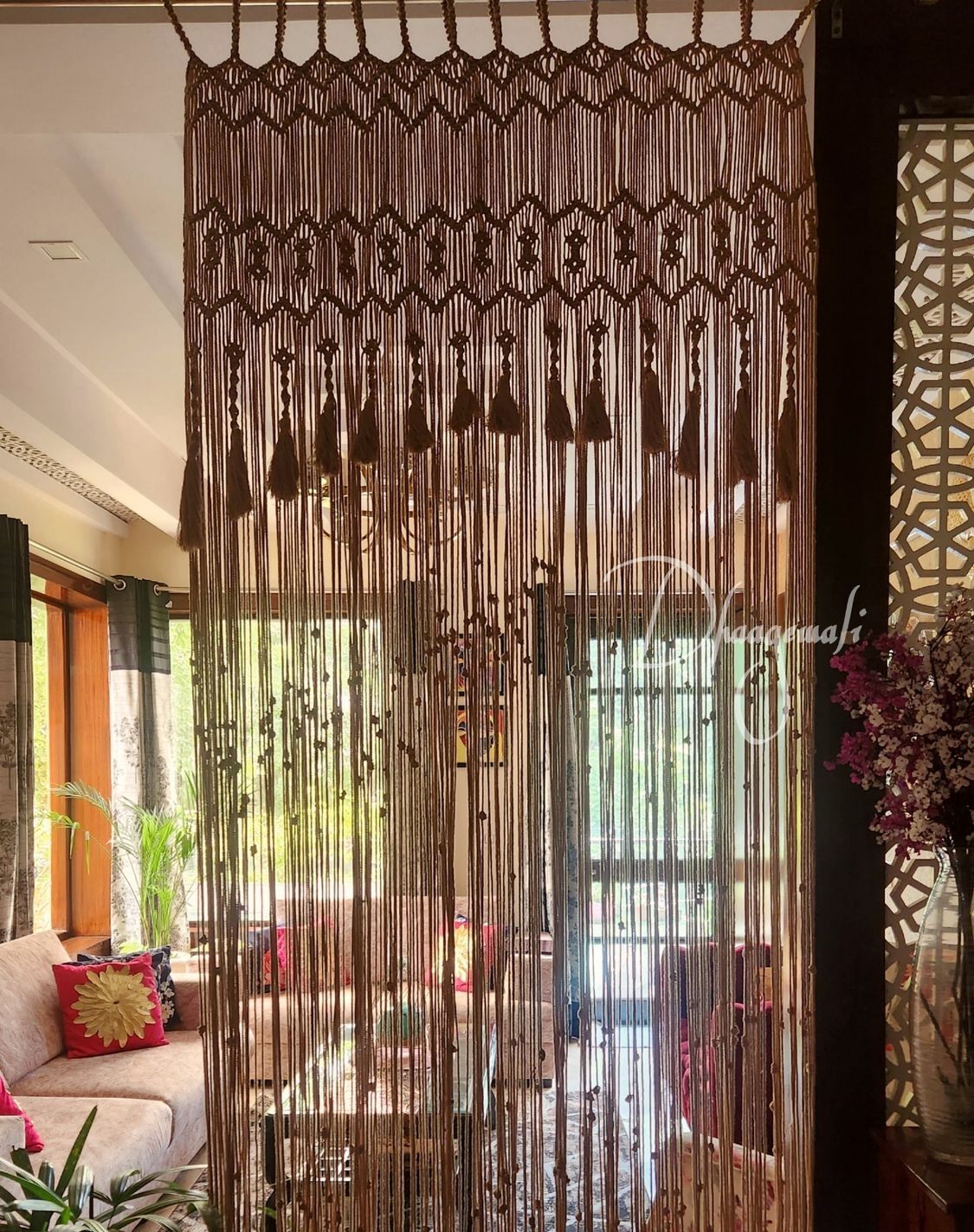 Premium Cotton Macrame Curtain