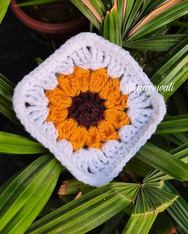 Sunflower Crochet Patches