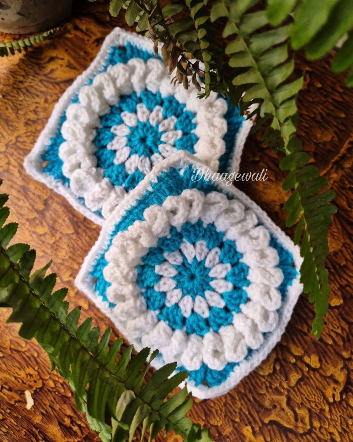 Beautiful Macrame Flower Crochet Patches
