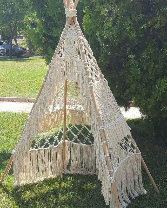 Macrame Teepee / Boho Tent