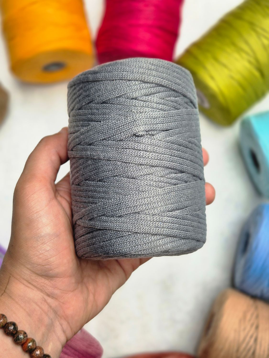 2mm Grey Polyster Cord 2mm Grey Polyster Cord