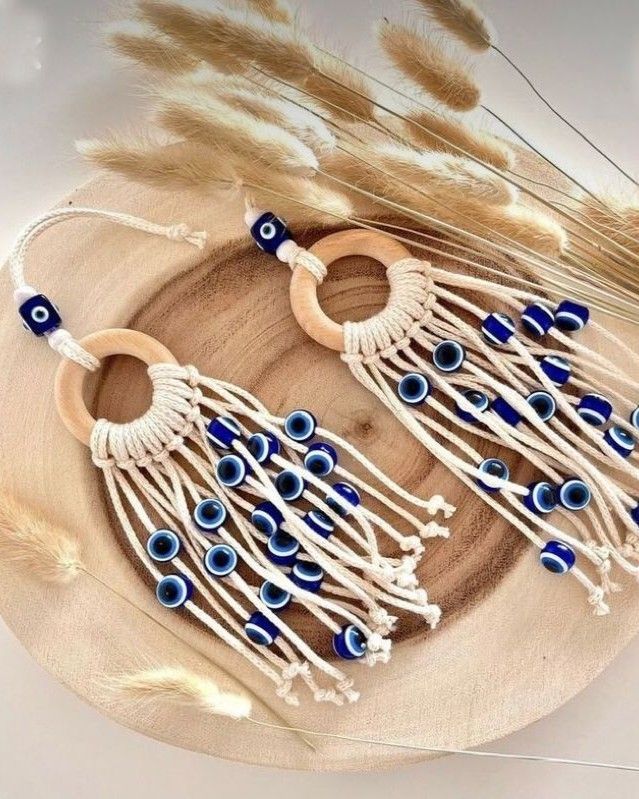 Macrame EvilEye / Car rearview mirror Evil eye