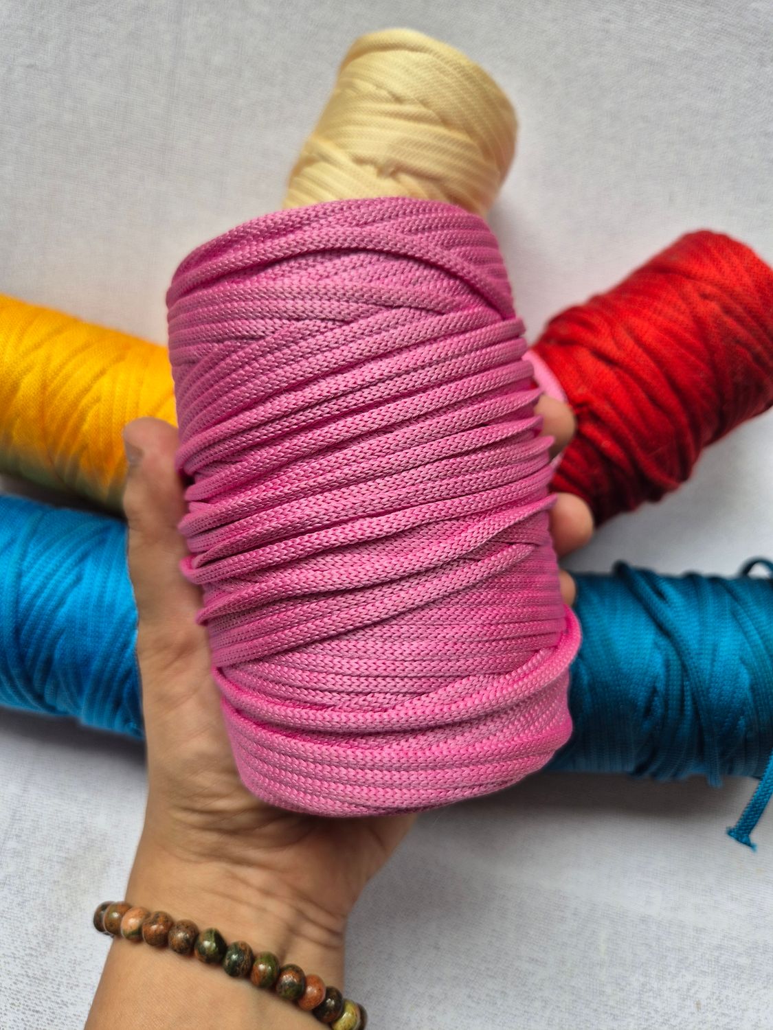 3mm Baby Pink Polyster Roll