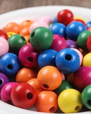 Colourful Wooden Beads