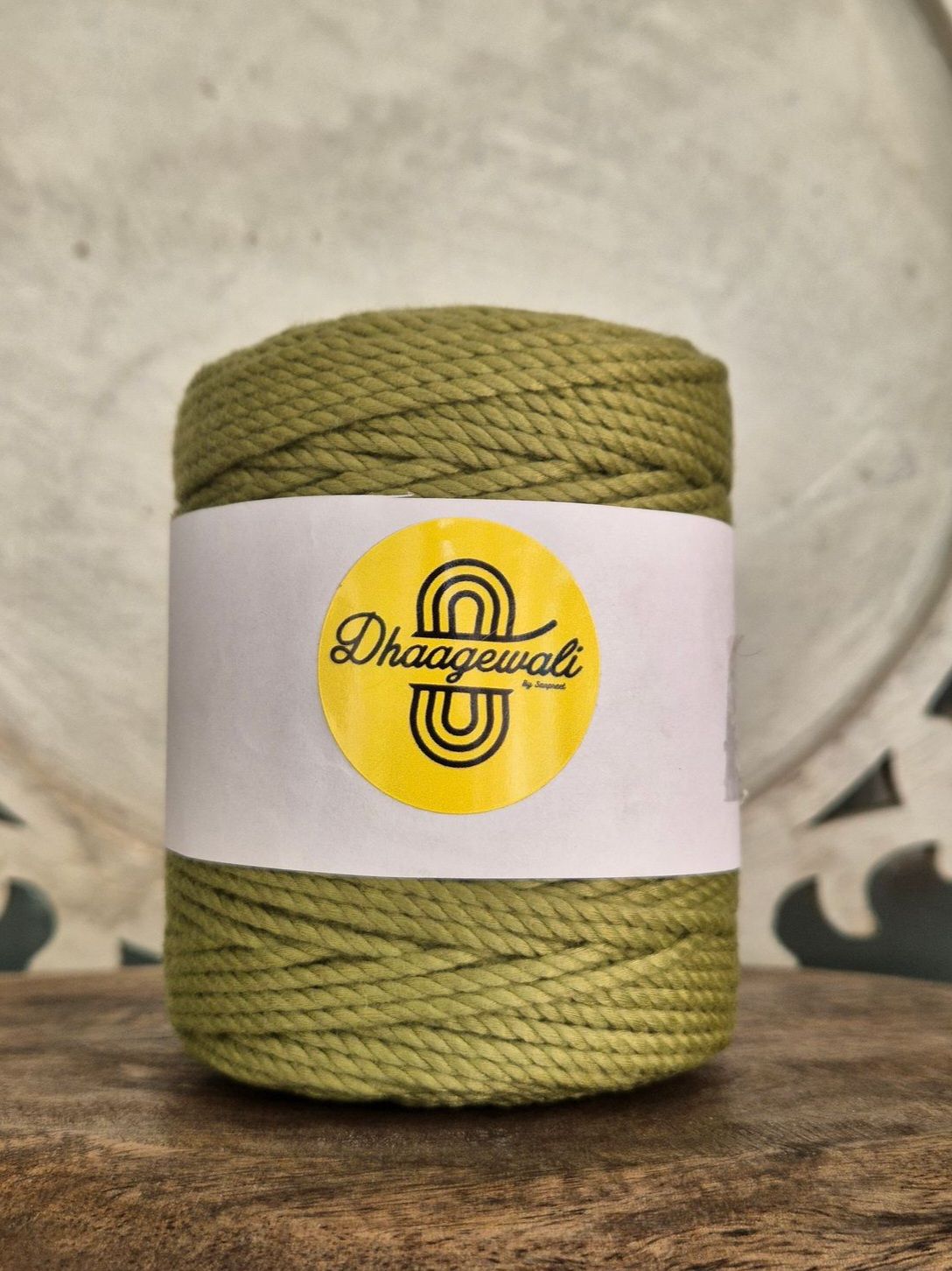 3mm Olive Green Twisted