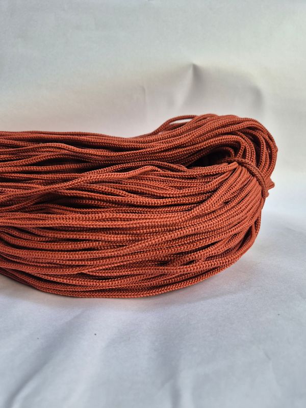 4mm Brick Red Propeline Cord/ Swing cord /Polyster cord