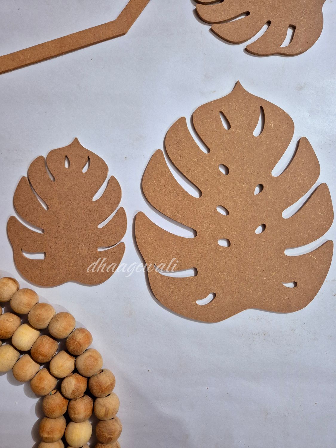 Premium MDF Monstera Leaf Cutter | 2 Size Options Premium MDF Monstera Leaf Cutter for DIY Crafts