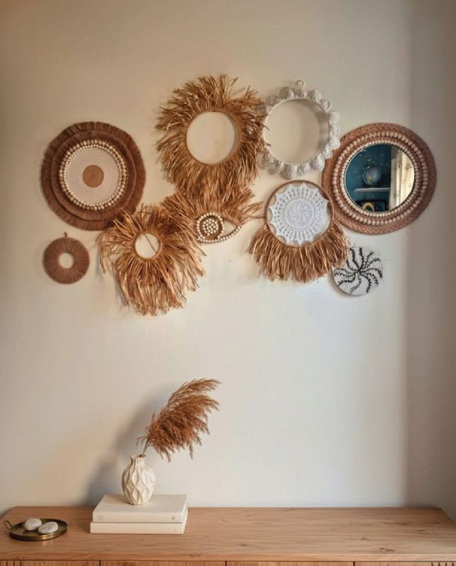 Raffia Wallhanging