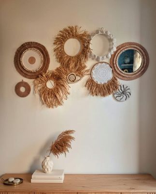 Raffia Wallhanging