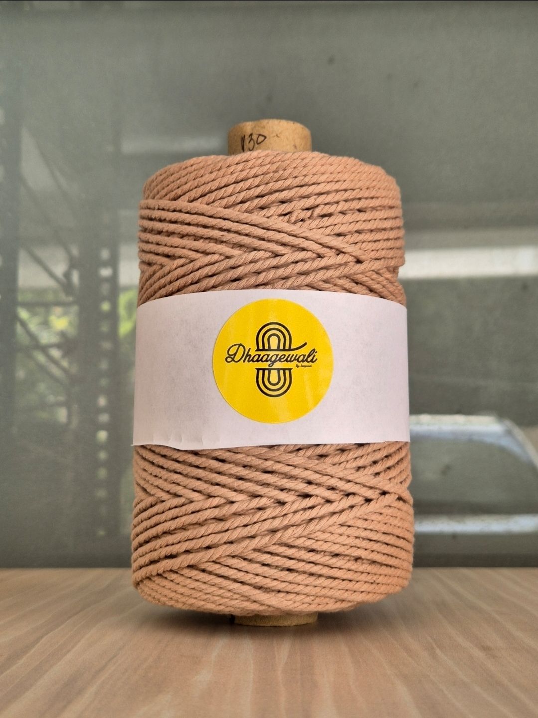 2mm Nude Twisted / Beige Twisted Macrame Cord