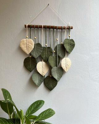 Macrame Leaf WallHanging