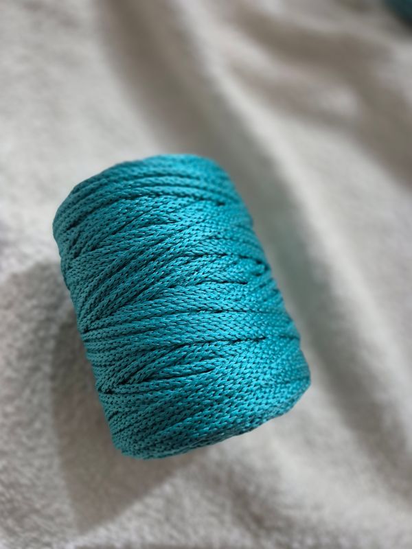 3mm Green Chain Braided