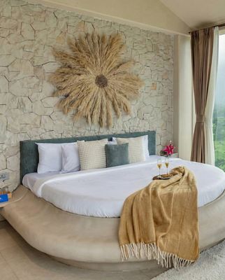 Beautiful Boho Palm Flower