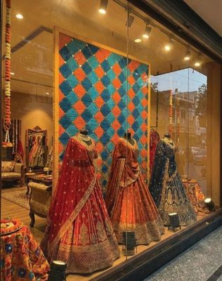 Phulkari Wallhanging /Geometrical wallhanging