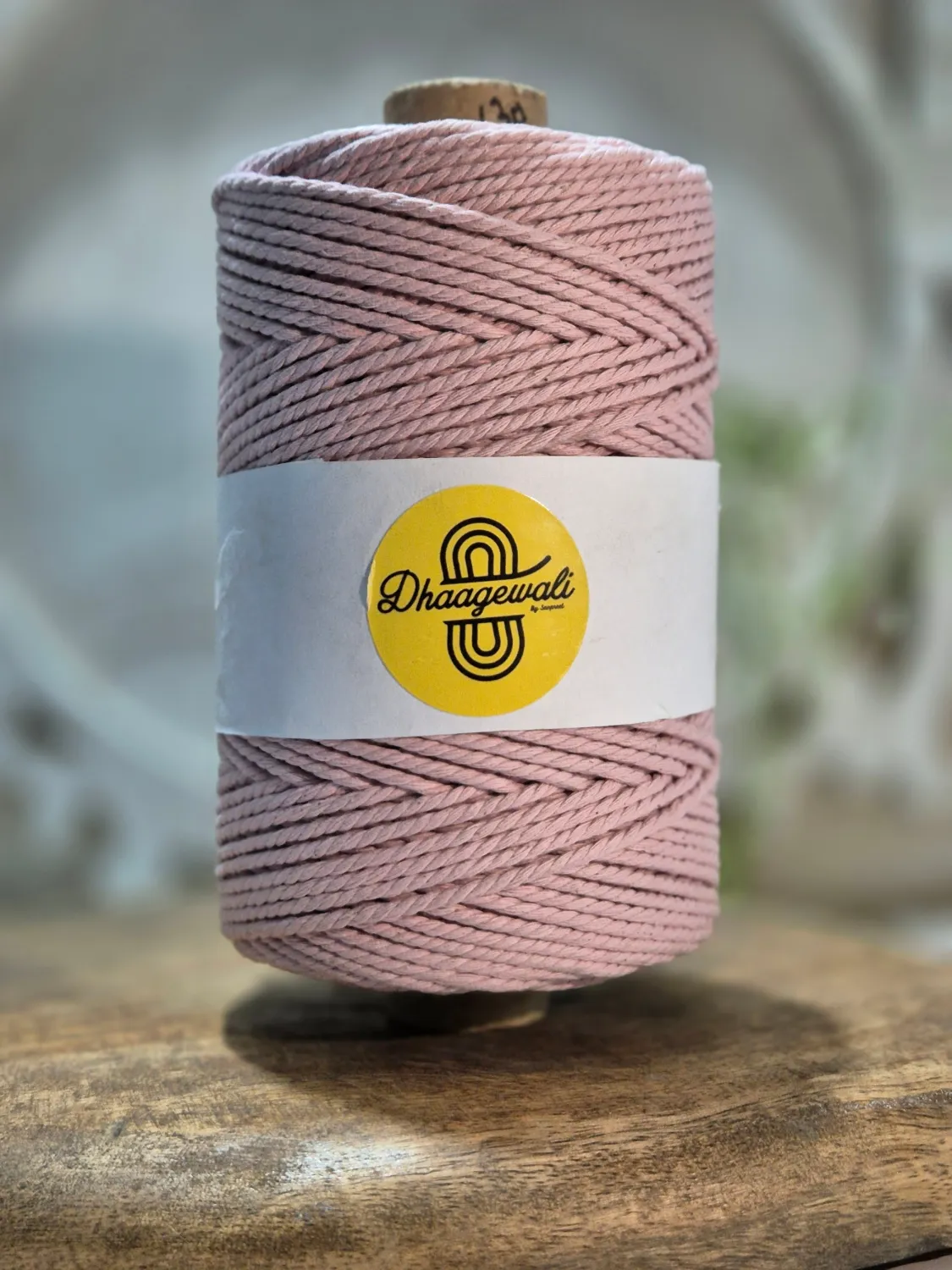 4mm Vintage Pink Twisted