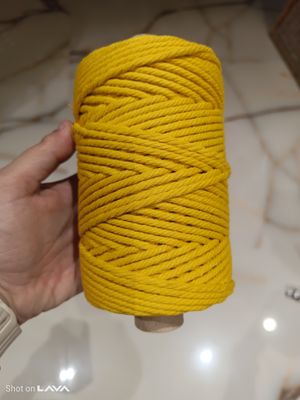 4mm School Bus Yellow Twisted