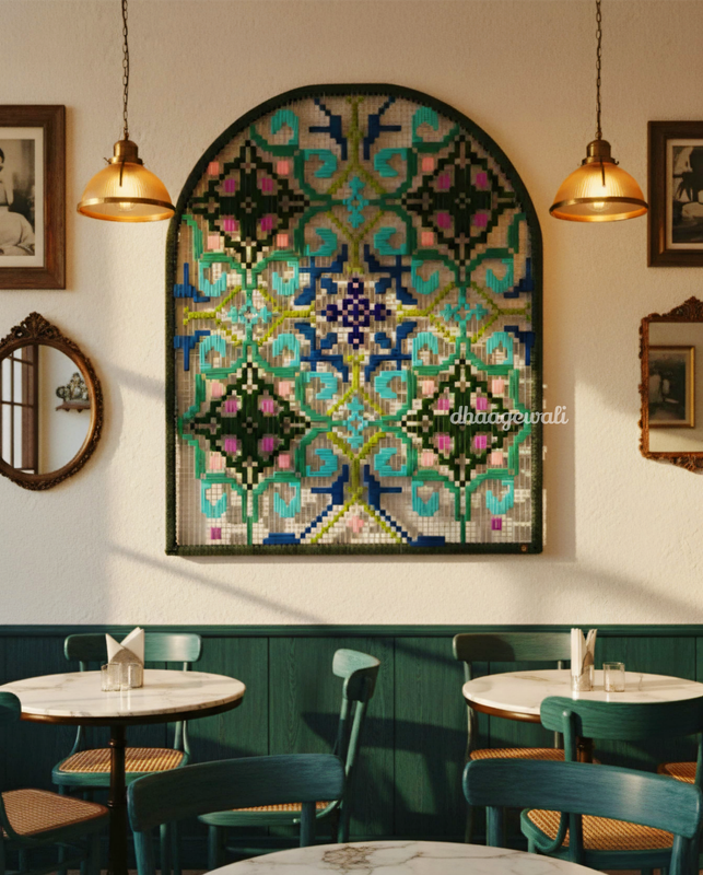 Phulkari Wallhanging /Wallpanel