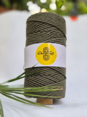 3mm Army Green Twisted