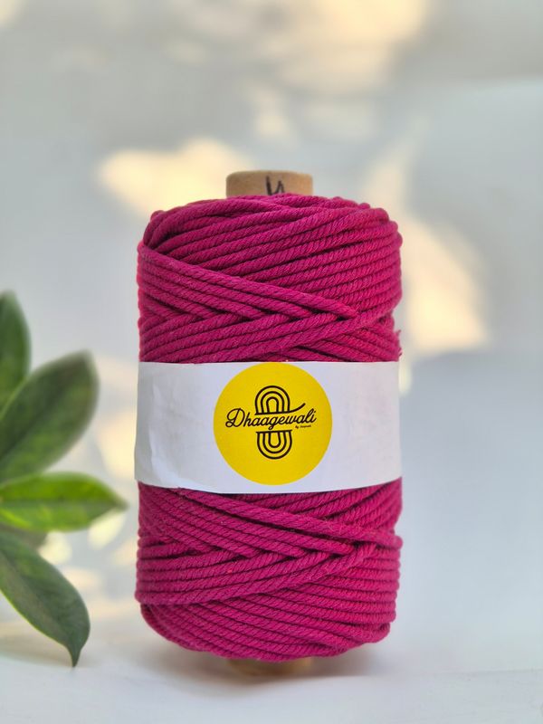 4mm Jazzberry Jam twisted