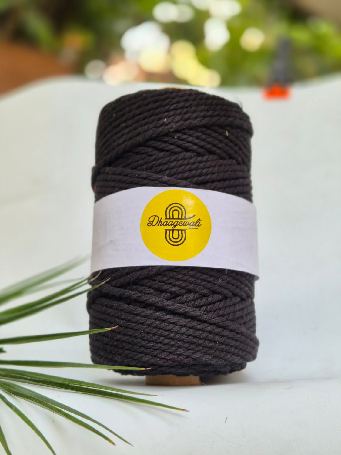 3mm Black Twisted